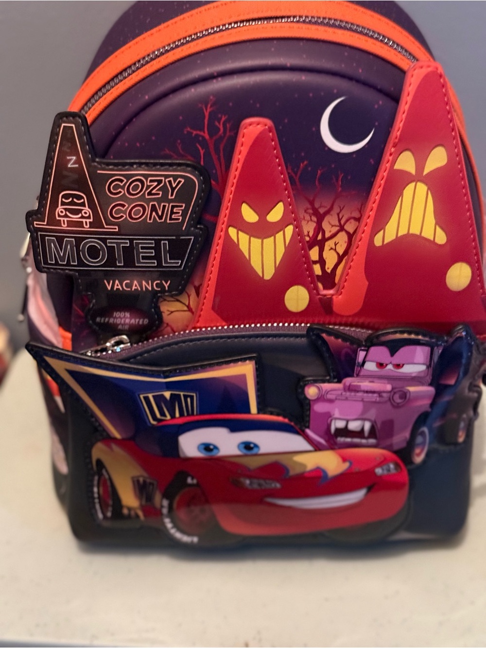 Loungefly Disney Pixar Cars Halloween Costumes Glow-in-the-Dark Mini Backpack